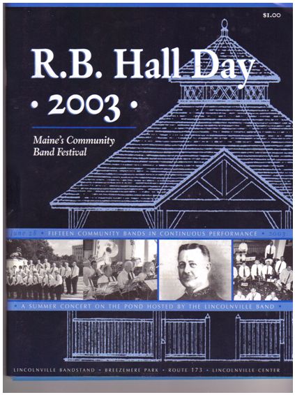Hall Day 2003 Program Cover