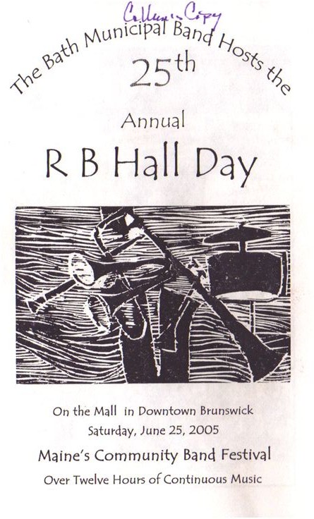 Hall Day 2005 Program Cover